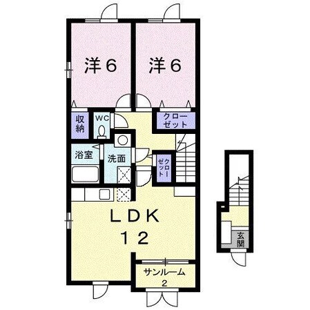 スプランドゥールの物件間取画像